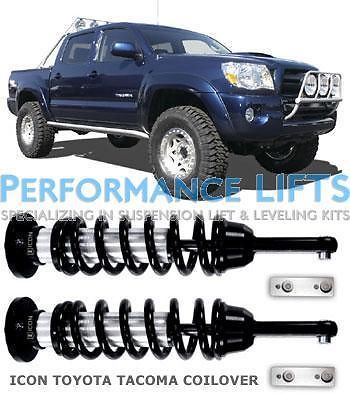 Icon 2005+ toyota tacoma 0-3&#034; lift coilovers # 58630