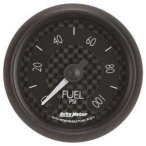 Auto meter 8063 gt series; electric fuel pressure gauge