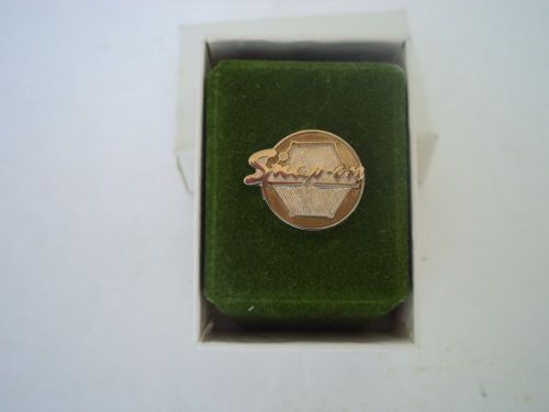 Vintage snap-on tie pin or lapel pin 1970&#039;s