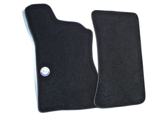 Ex stock - alfa romeo spider 1970-1983 velours alfa floor mat set + nubuck