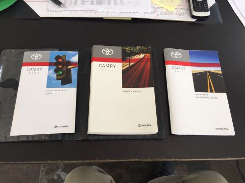 2011 toyota camry oem owners manual