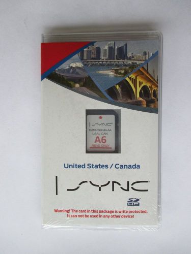 Ford lincoln i-sync u.s/canada system map navigation update fm57-19h449-aa  a6