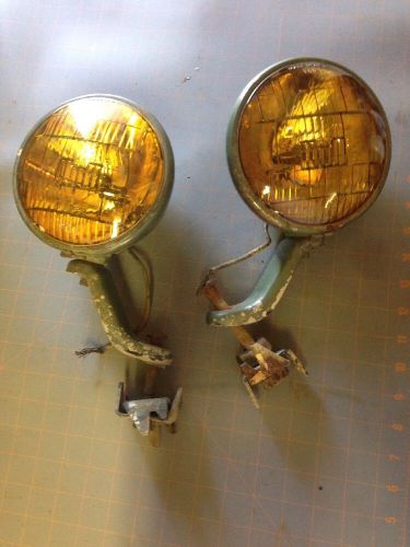 Vintage s&amp;m lamp co.fog lights 1940s rat rod jallopy