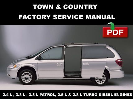 Chrysler town and country 2001 - 2005 factory service repair workshop fsm manual