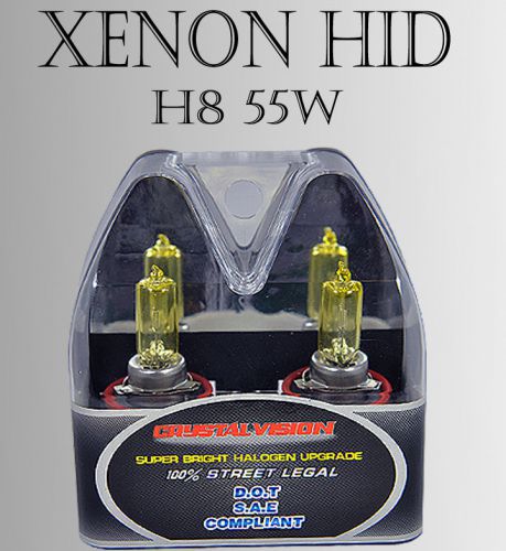 Icbeamer h8 m-box 55w x2 pcs 12v high fog xenon hid super yellow direc ri7740