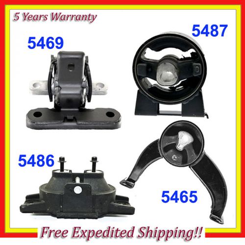 Set 4pcs engine &amp; trans. mount dodge journey 2.4l 3.5l 5465 5469 5486 5487 m1097