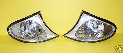 Bmw 3-series e46 2002-05 sedan clear corner lights 4dr