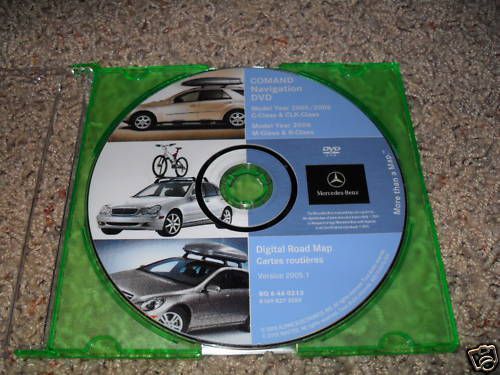 2005 2006 mercedes benz clk320 clk350 clk55 clk500 clk430 navigation disc cd dvd