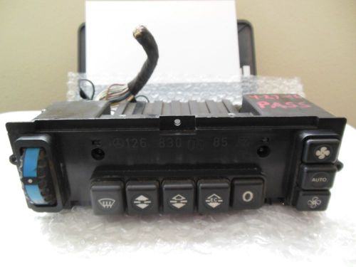 Mercedes w126 heater climate control panel 560sel 300sdl 350sdl 1268300585