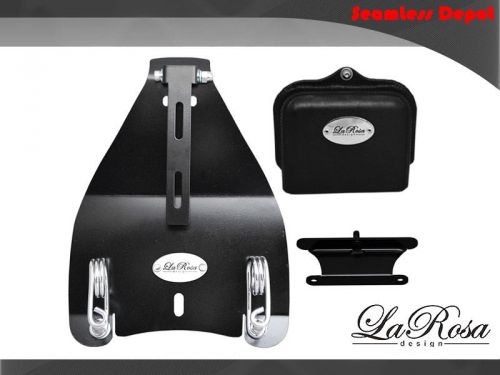2000-2016 larosa harley softail chopper solo seat mount kit + 2&#034; scissor springs