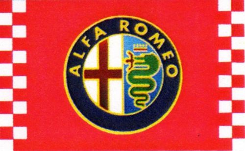 Alfa romeo flag 3&#039; x  5&#039; banner rc