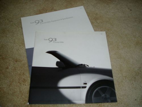 2003 saab 9-3 93 convertible se sport design sales brochure dealer literature