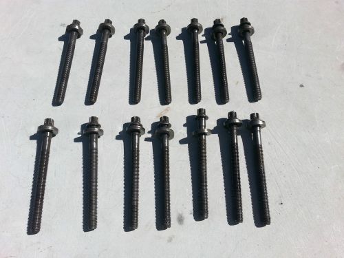 00-05 bmw 3 series e46 e39 oem engine motor cylinder head bolts x14