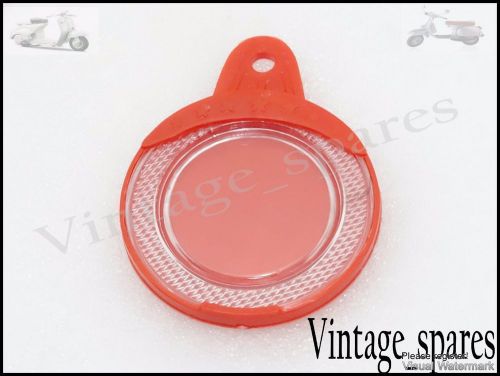 New lambretta / vespa st. christopher tax disc holder italian size red