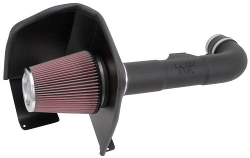 K &amp; n 63-3082 chevy gmc red filter, carbon fiber tube cold air intake hp kit