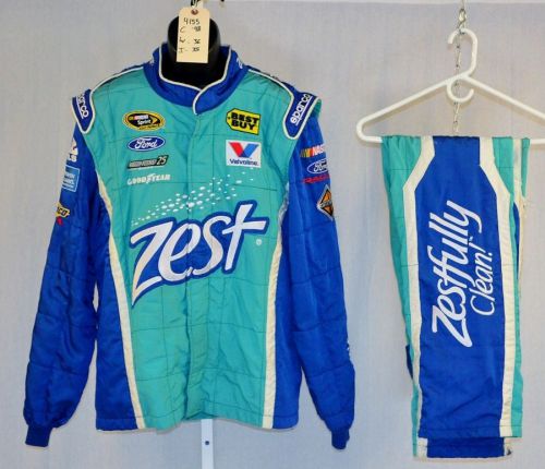 Ricky stenhouse zest sparco sfi-5 nascar crew racing suit #4155 48/36/35