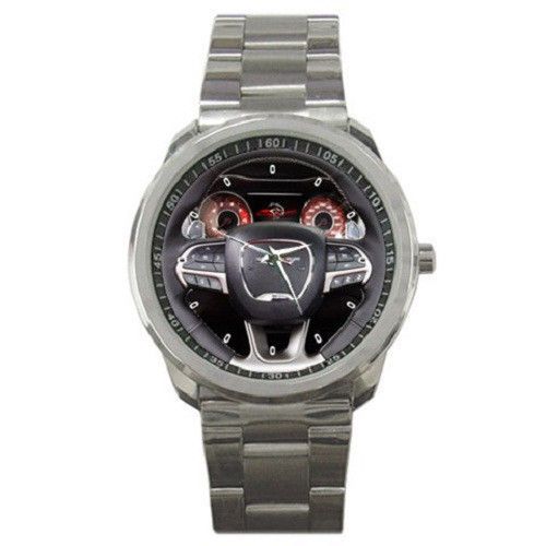 Hot 2015 dodge charger srt hellcat steering wheel accessories sport wristwatch