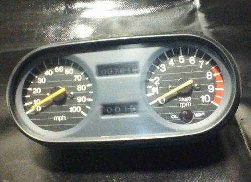 1990 yamaha xl-v 540 instrument cluster gauge 762 mi speedo tach phazer 86 87 88