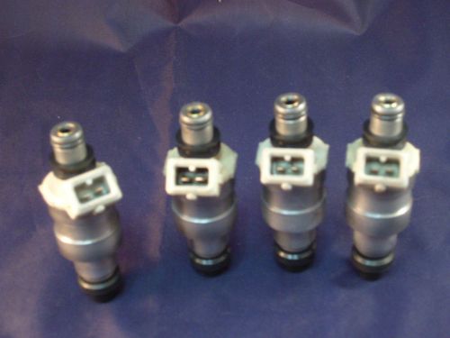 Mitsubishi lancer evo 4g63 turbo set of 4 900cc plug and play fuel injectors