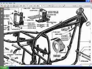 Bsa a65 a50 twins parts manual for lightning scrambler firebird thunderbird