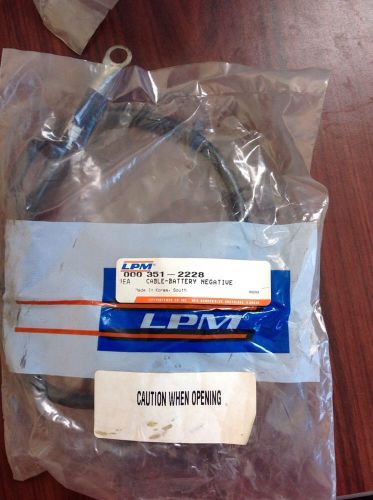 Nip lpm cable battery negative 000 351-2228 3512228