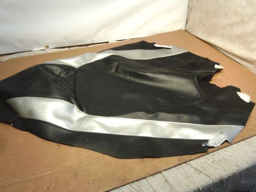 Arctic cat snowmobile seat cover black/silver