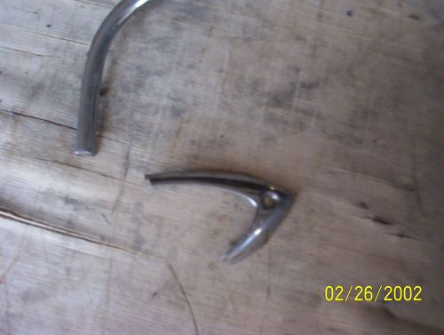 Rare 1957-58 ford hardtop padded dash lower chrome