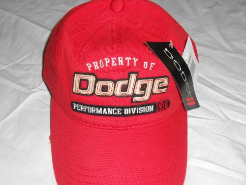 Red dodge logo performance division 1914  baseball cap hat licensed gift new