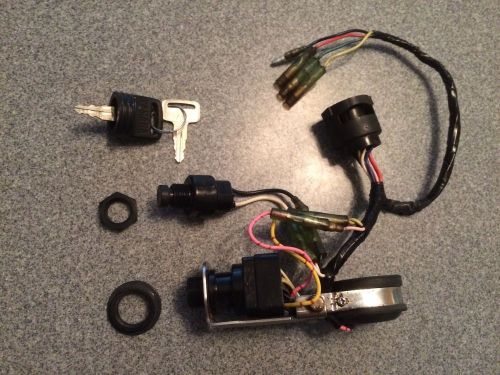 2007 yamaha 60hp outboard single key switch assembly