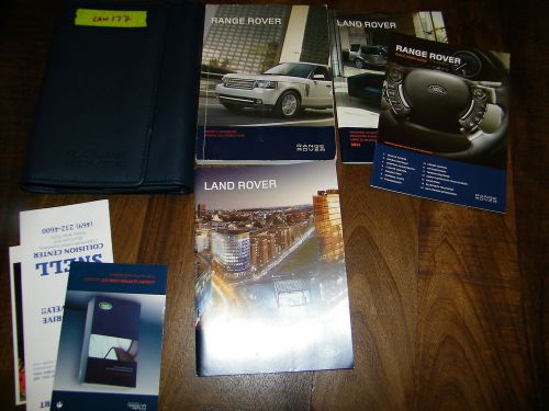 2011 land rover range rover full size owners manual with case lan177