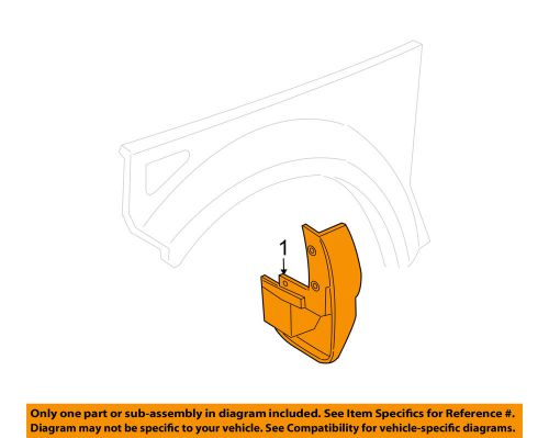 Honda oem 09-10 element-mud flap 08p00scv101b