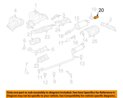 Honda oem 06-11 civic 2.0l-l4-tail pipe 18310svb305