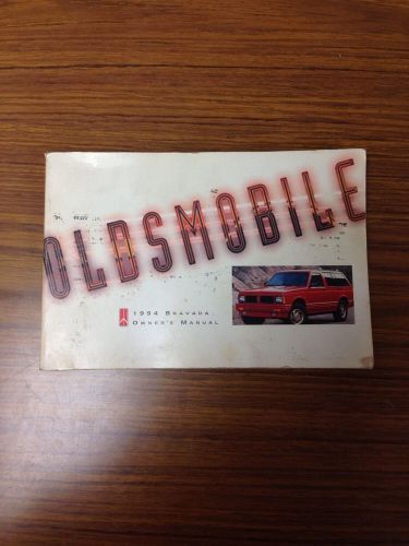 1994 oldsmobile bravada owners manual