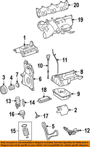 Dodge oem 68023871aa engine-intake manifold