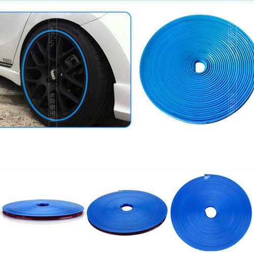 Car suv tire hub rim edge protector ring wheel guard tape sticker rubber strip