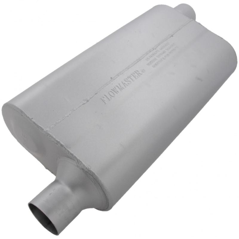 Flowmaster 50 delta flow muffler - 2.25 offset in / 2.25 offset out - moderate