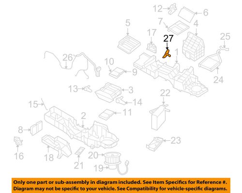 Dodge chrysler oem 02-06 ram 1500 4.7l-v8 evaporator heater-plate 5073981aa