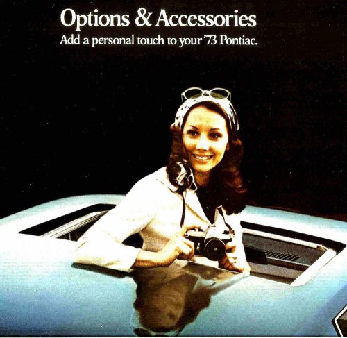 1973 pontiac factory options &amp; accessories brochure