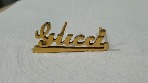 1979-1985 cadillac seville gucci edition 14k gold dashboard dash emblem badge