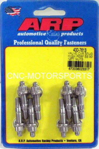 Arp valve cover stud kit 400-7613 cast aluminum covers 1/4-20 size qty 8