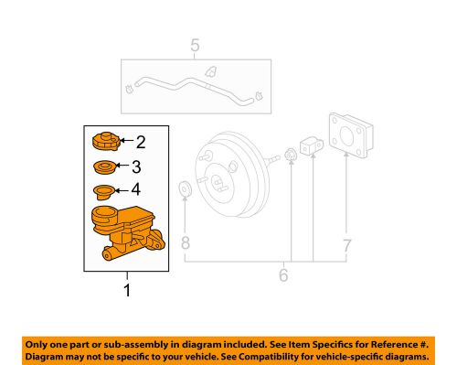 Honda oem 07-08 fit-master cylinder 46100slna01