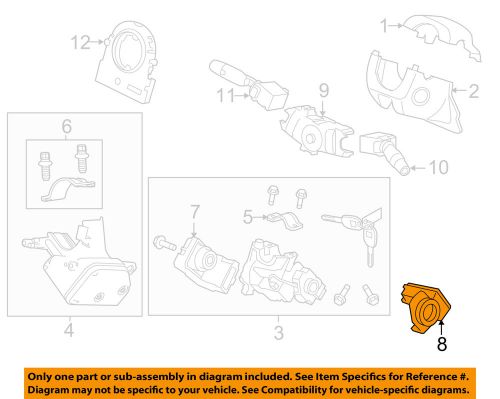 Honda oem 2014 crosstour anti-theft-ignition immobilizer module 39730ty4a01