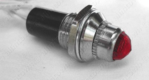 Red 12v pilot indicator dash warning light