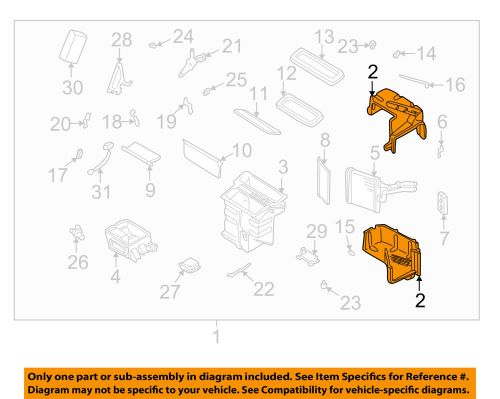 Nissan oem-heater case 271201n700