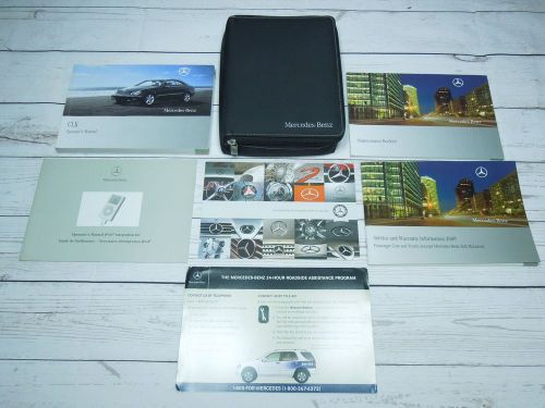 2009 mercedes benz clk-class clk350 clk550 clk63amg owners manual set