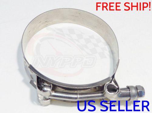 Nyppd 3.25&#034;, 75mm-83mm, 2.95&#034;-3.26&#034;, ss 304 t-bolt clamp turbo silicone hose