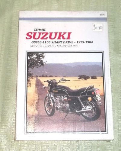 Service-repair manual 1979-84 suzuki gs850,gs1000,gs1100 shaft drive (#2850