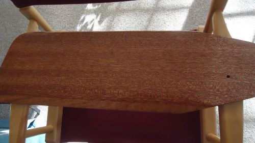 Laser sailboat mahogany rudder blade by sunfish sailboat