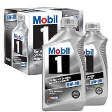 Mobil 1 5w-30 fully synthetic motor oil case of 6 