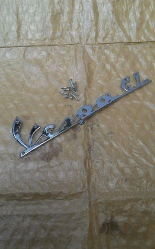 Vespa stemma scritta emblem legshiel gl grand lusso brass crome